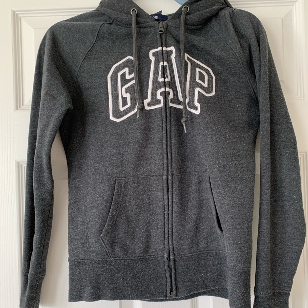 Gap Dark Gray Zipper Hoodie